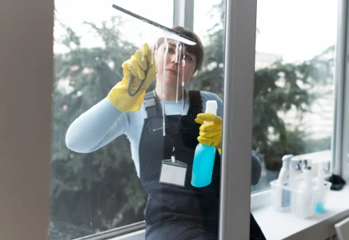Nettoyage de vitres intérieures et extérieures à Givardon